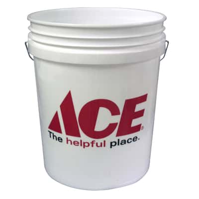 Ace White 5 Gal Bucket Ace Hardware