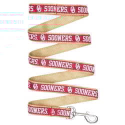 Pets First Team Colors Oklahoma Sooners Nylon Dog Leash Large