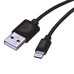 Fabcordz Lightning to USB Charge and Sync Cable 3 ft. Black