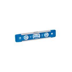 Empire True Blue 9 in. Aluminum Magnetic Torpedo Level 3 vial