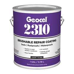 Geocel 2310 Tripolymer Brushable Repair Coating Crystal Clear Multi-Purpose Repair Coating 1 gal