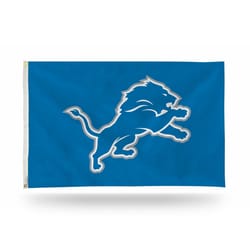 Rico Detroit Lions Flag 0.125 in. H X 3 ft. W X 5 ft. L