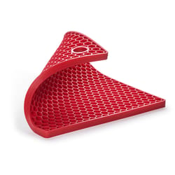 Harold Import Red Silicone Honeycomb Trivet 0.18 lb