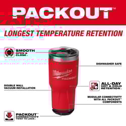 Milwaukee Packout 30 oz Red Tumbler