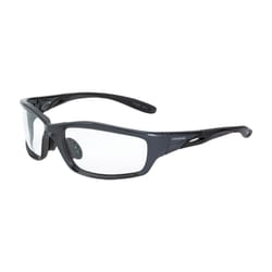 Crossfire Infinity Safety Glasses Clear Lens Gray Frame 1 pc