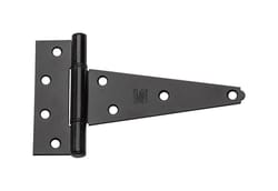 National Hardware 6 in. L Black Extra Heavy Duty T-Hinge 2 pk