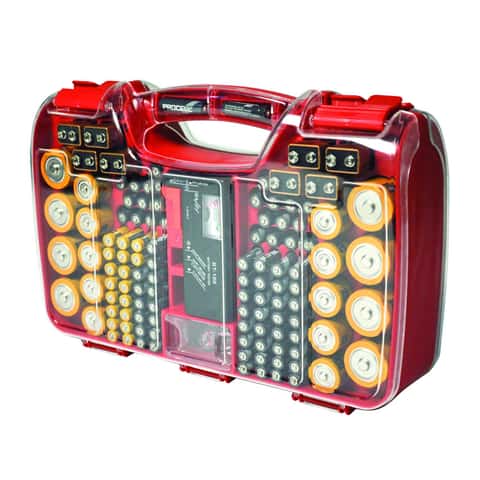 Battery Daddy Battery Organizer Storage Case with Tester -Protects 180  Batteries