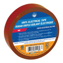 IPG 0.75 in. W X 60 ft. L Red PVC Electrical Tape