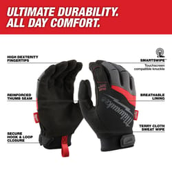 Milwaukee Demolition Work Gloves Red M 1 pair