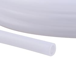 Ultra Soft Silicone Tubing: Silicone, 5/16 in ID, 7/16 in OD, 25 ft Lg,  White, Not Reinforced