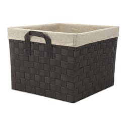Whitmor 10 in. H X 13 in. W X 15 in. D Stackable Storage Tote