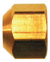 JMF Company 1/4 in. Flare Yellow Brass Cap