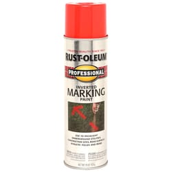 Rust-Oleum Professional Fluorescent Red-Orange Inverted Marking Paint 15 oz