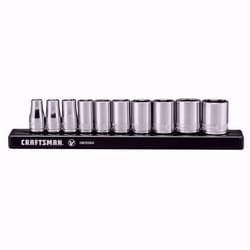 Craftsman V-Series 1/4 in. drive S SAE 6 Point Socket Set 10 pc