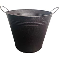 Robert Allen Dundee Ironlite 4 in. W Metal Planter Brown