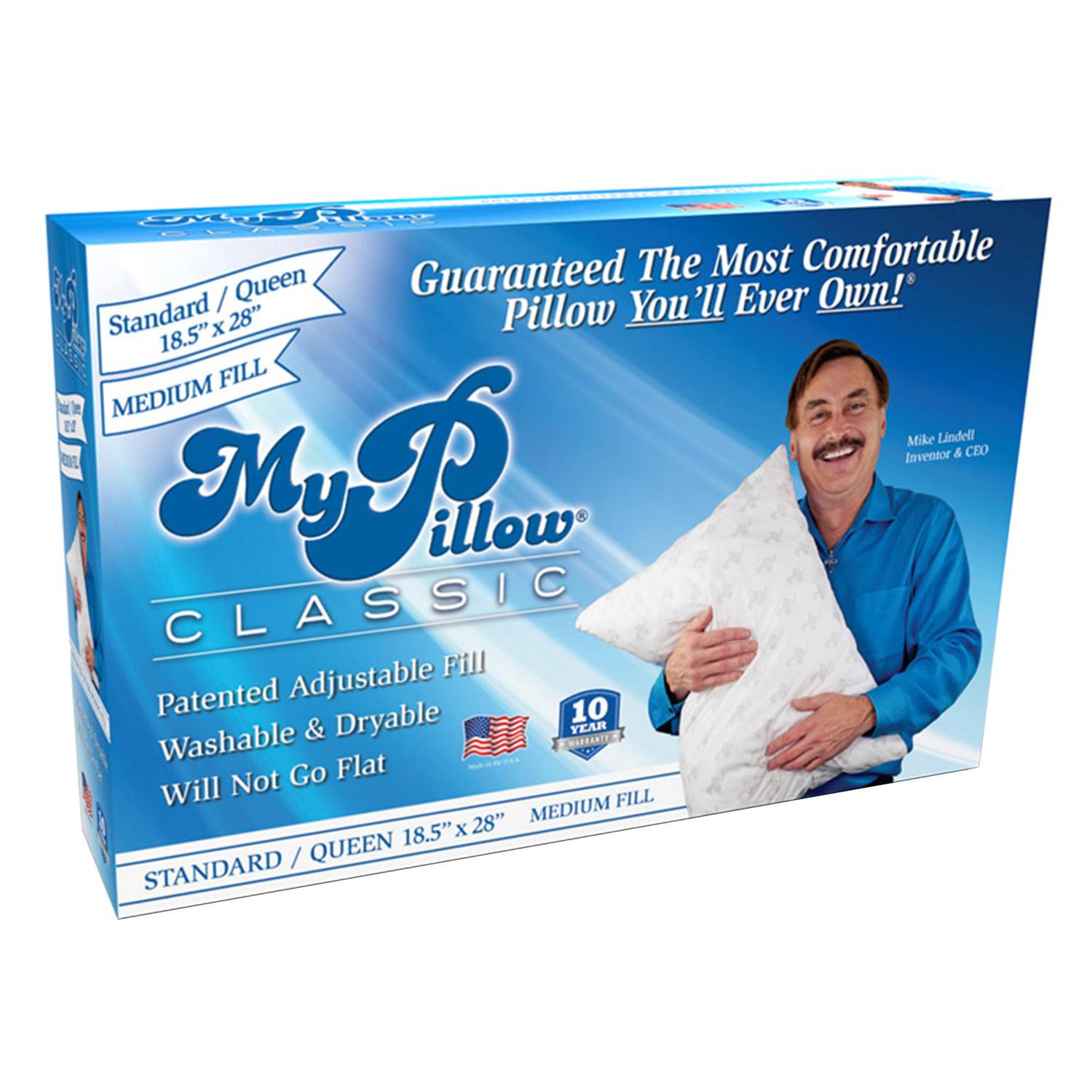 MyPillow As Seen On TV Medium Classic Queen Pillow Foam 1 pk Sansujyuku sansujyuku.com