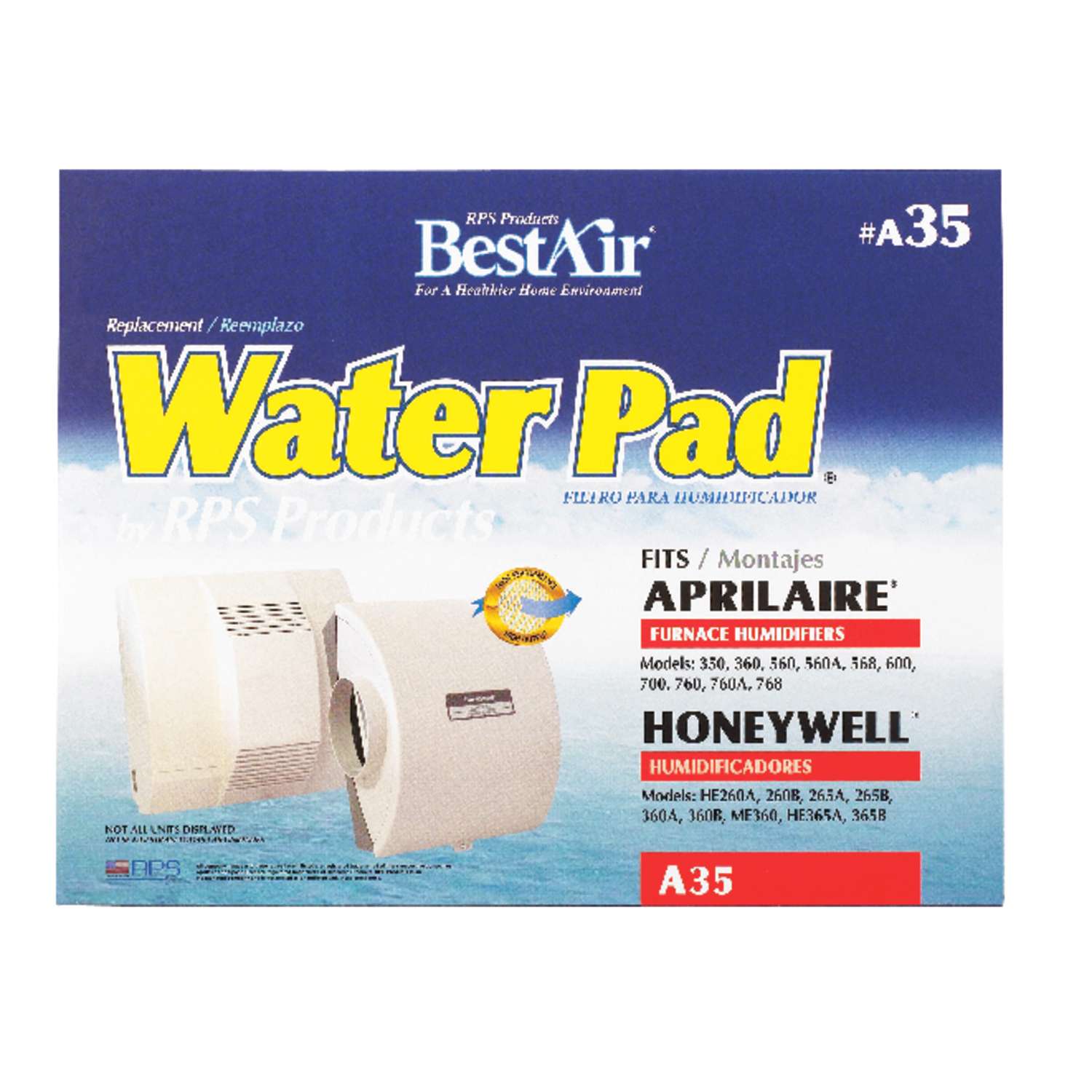 BestAir Replacement Water Pad For Aprilaire 350, 360, 560A, 568, 600