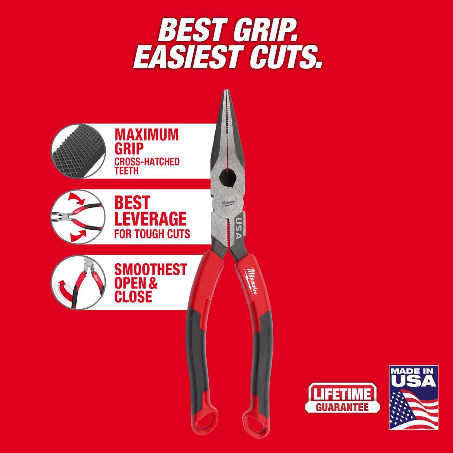 Craftsman 8-in 6-in-1 Long Nose Pliers