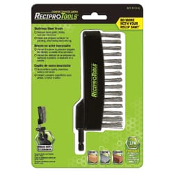 ReciproTools 4-1/4 in. Stainless Steel Offset Brush 1 pk