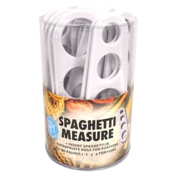 R&M International Corp White Plastic Spaghetti Measure