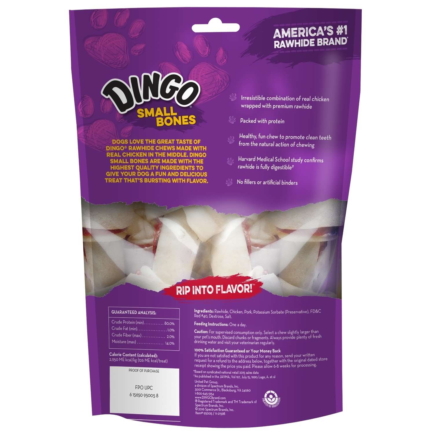 Dingo rawhide mini bones best sale