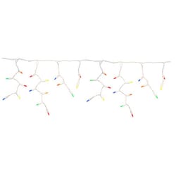 Celebrations Platinum LED T5 Multicolored 100 ct Icicle Christmas Lights 9.5 ft.