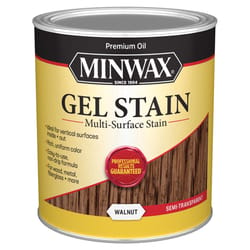 Minwax Semi-Transparent Walnut Oil-Based Gel Stain 1 qt