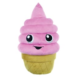 Boss Pet Chomper Multicolored Plush Ice Cream Dog Toy Small 1 pk