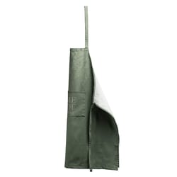 Krumbs Kitchen Elements 1 pocket Green Cotton/Polyester Apron