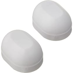 PlumbCraft Toilet Bolt Caps White Plastic