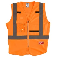 Milwaukee Reflective Safety Vest Hi-Viz Orange L/XL