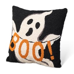 Glitzhome 14 in. Boo Pillow