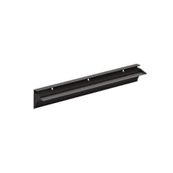 Dolle Rail 2.3 in. H X 23.6 in. W X 1.6 in. D Black Aluminum Shelf Bracket