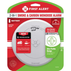 First Alert Slim Battery-Powered Photoelectric Smoke and Carbon Monoxide Detector