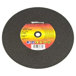 Forney 10 in. D X 5/8 in. Aluminum Oxide Metal Cutting Wheel 1 pc