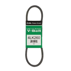 Mitsuboshi Super KB Standard V-Belt 0.5 in. W X 26 in. L For Riding Mowers