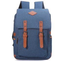 Mad Man Blue Backpack 18 in. H X 12.5 in. W