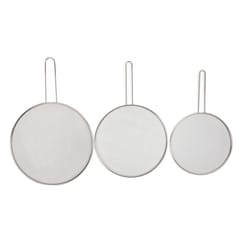 Core Kitchen Silver Stainless Steel Splatter Screen Set