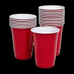 Blueoco BarY3 18 oz Red Plastic Cup