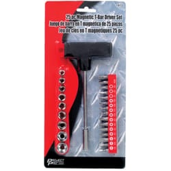 Performance Tool Project Pro SAE T-Bar Driver Set 25 pc