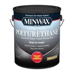 Minwax Water Based Oil-Modified Semi-Gloss Clear Polyurethane 1 gal