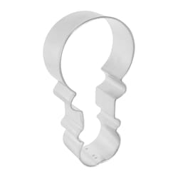 R&M International Corp Baby Rattle 2 in. W X 4 in. L Cookie Cutter Silver 1 pc