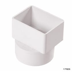 NDS Schedule 35 3 in. Hub each Female PVC Flush Downspout Adapter