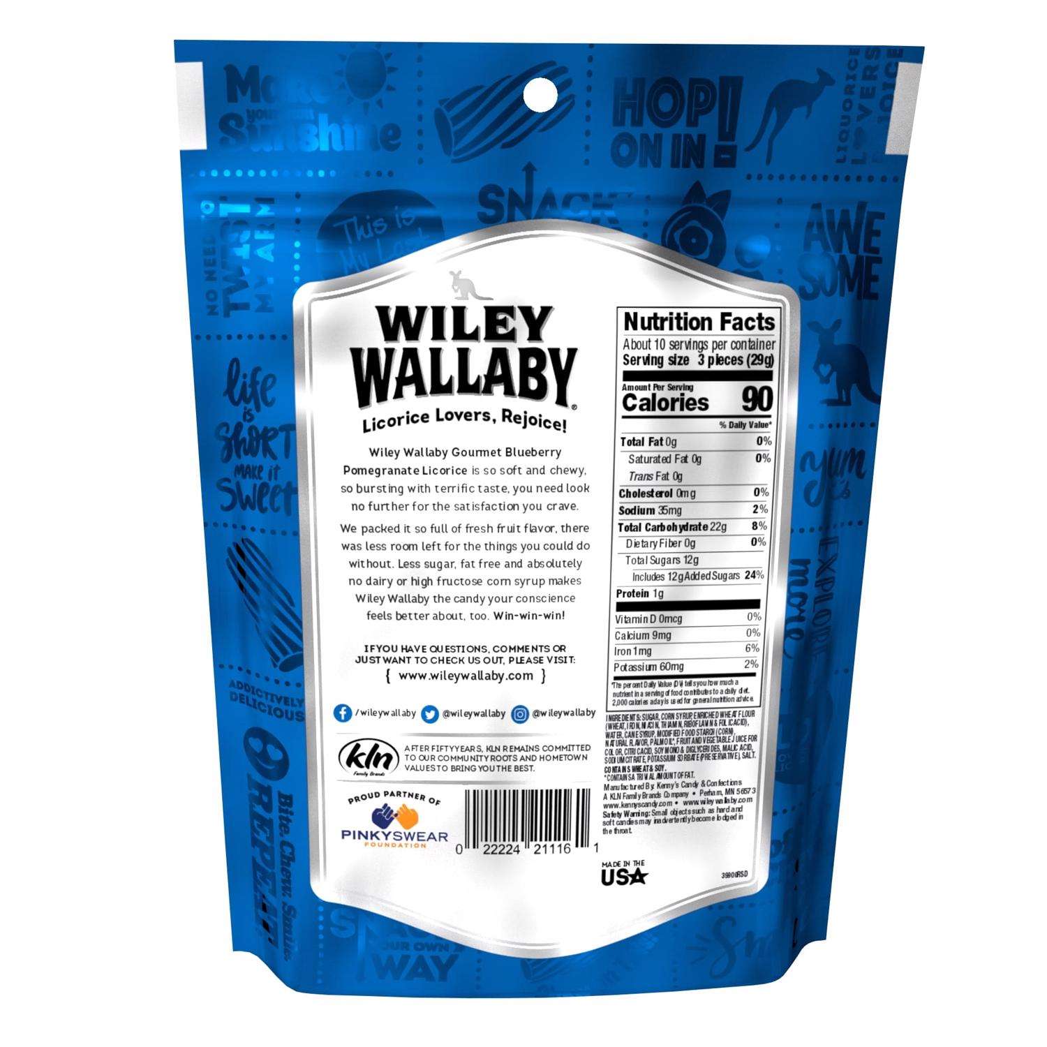 Wiley Wallaby Blueberry Pomegranate Licorice 10 oz - Ace Hardware