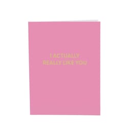 Chive Blank Greeting Card I Actually Really Like You