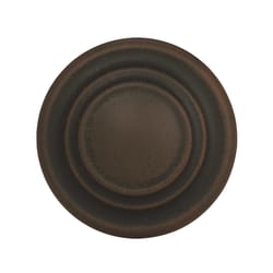 Amerock Inspirations Round Cabinet Knob 1-5/16 in. D 1 in. Antique Rust 1 pk