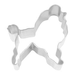 R&M International Corp 3 in. L Poodle Cookie Cutter Silver 1 pc