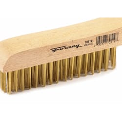 Forney 9.5 in. L X 10.25 in. W Wire Brush Wood 1 pc