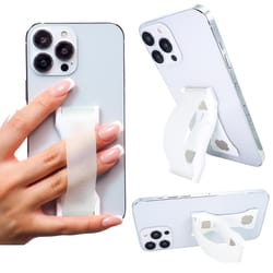 LoveHandle Pro White Glow Cell Phone Grip For All Mobile Devices