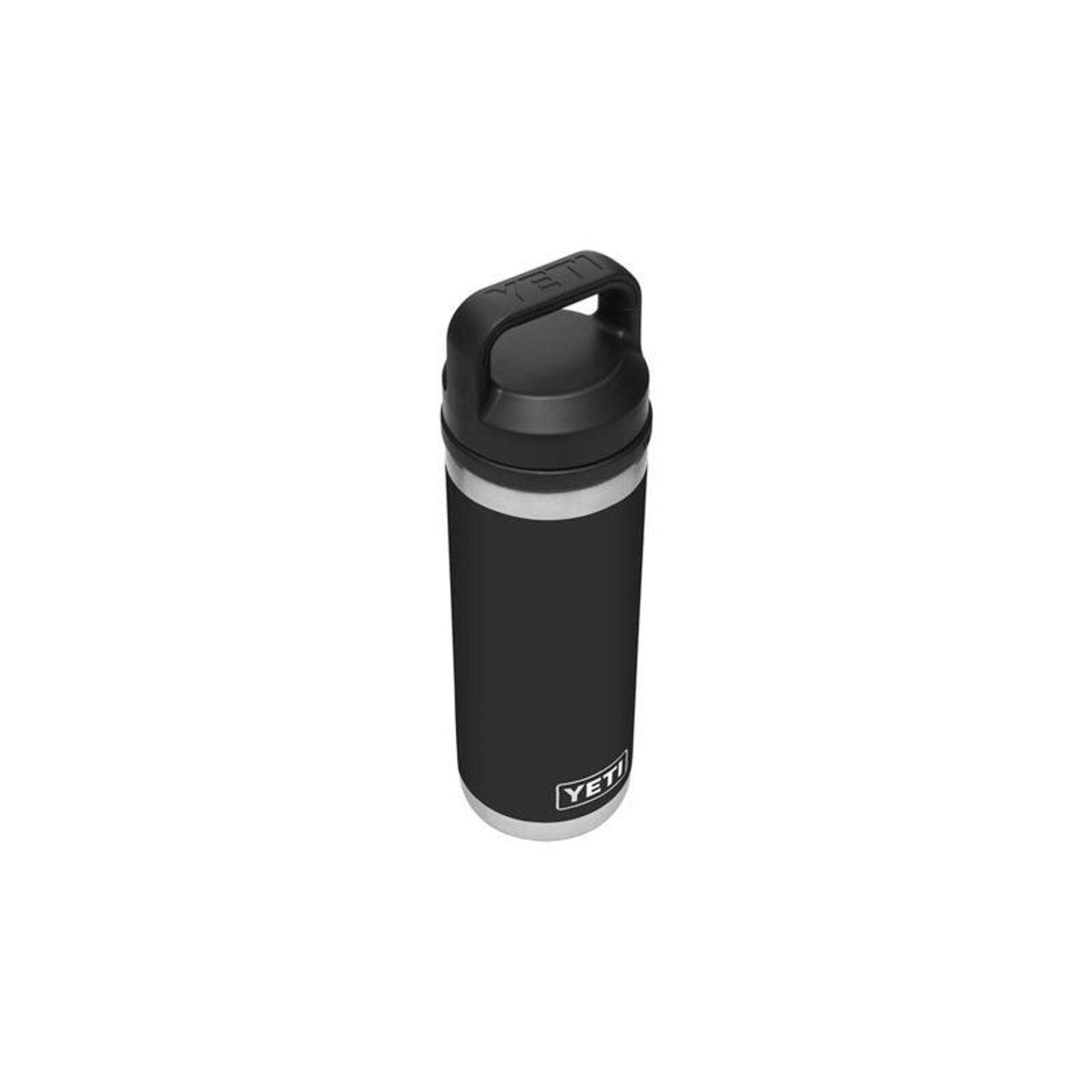YETI Rambler 18 oz Black BPA Free Bottle with Chug Cap Mfr